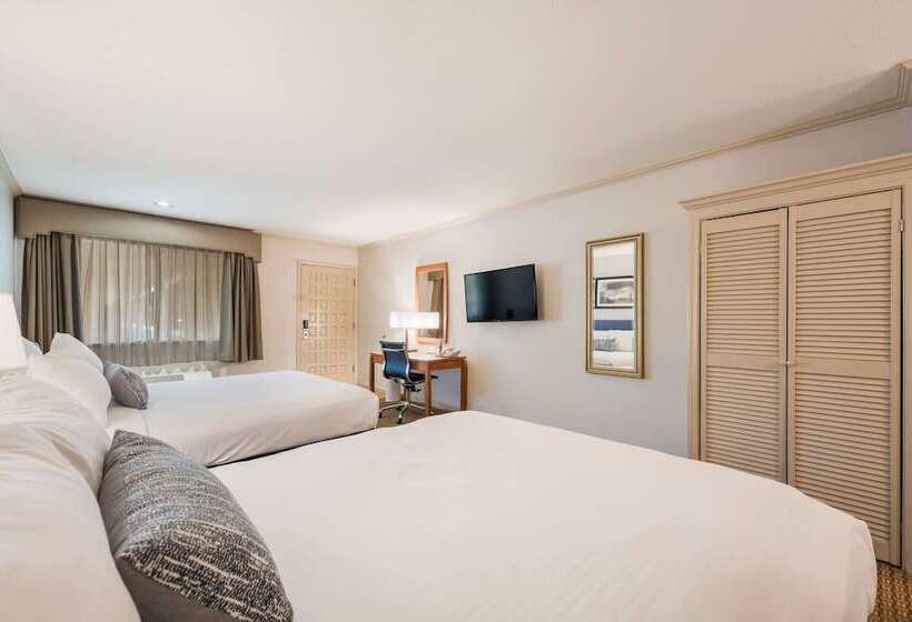 带2个双人床的标准工作室, Surestay Plus Hotel By Best Western Mountain View
