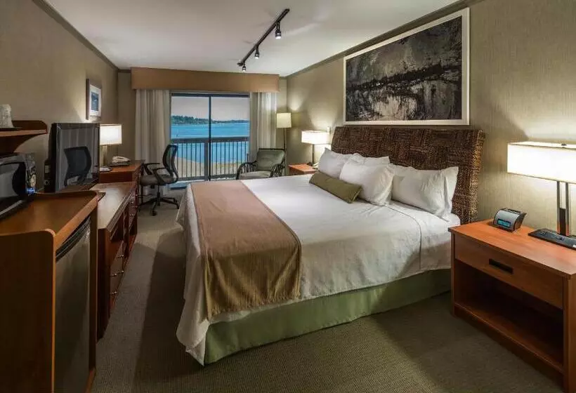 キングサイズベッド、ビュー付きデラックスルーム, Best Western Plus Silverdale Beach