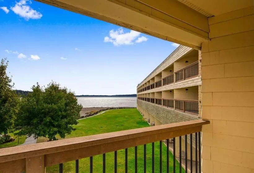 キングサイズベッド、ビュー付きデラックスルーム, Best Western Plus Silverdale Beach