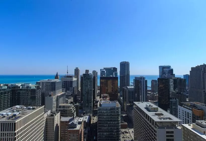 ２ダブルベッドのスタンダードルーム, Chicago Marriott Downtown Magnificent Mile