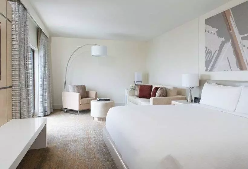 身障者適用ダブルベッド付きスタンダードルーム, Chicago Marriott Downtown Magnificent Mile