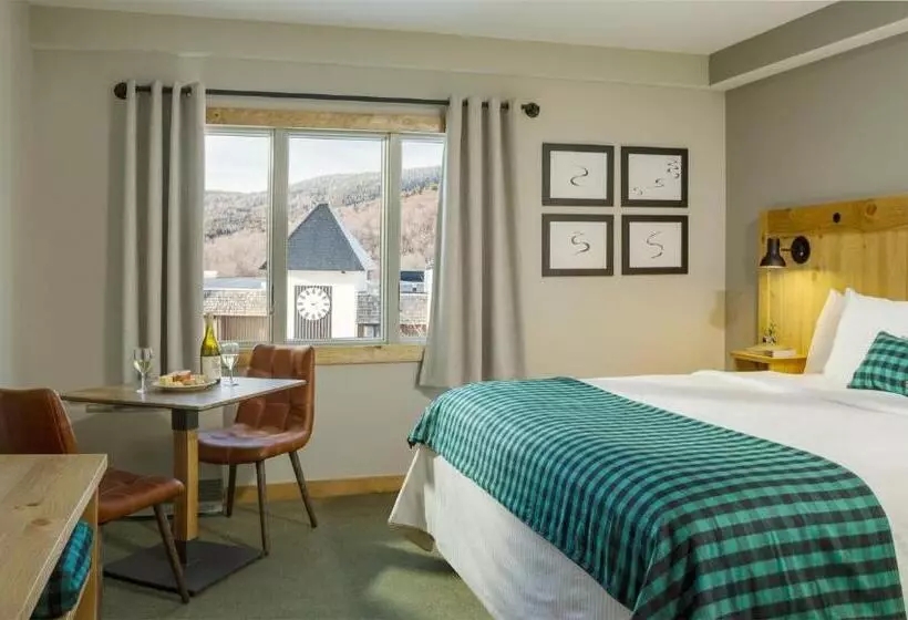 キングサイズベッド、ビュー付きデラックスルーム, The Inn At Bolton Valley