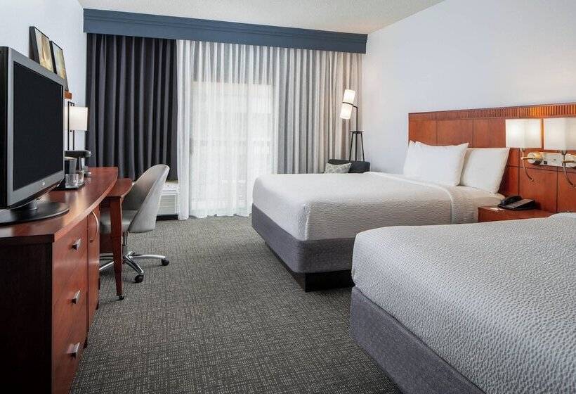 اتاق استاندارد با 2 تخت دوبل, Courtyard By Marriott Dulles Airport Herndon/reston