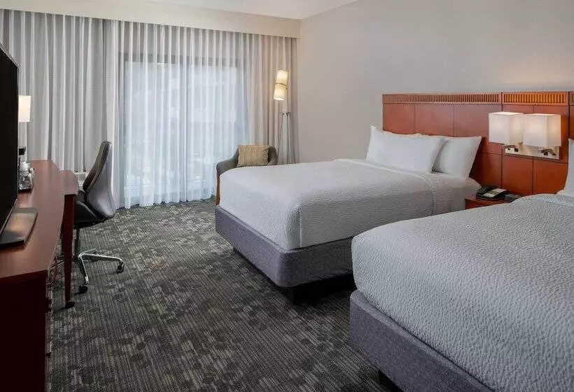 2ダブルベッドのスタンダードルーム, Courtyard By Marriott Nashville Airport