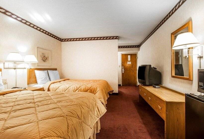 غرفه قياسيه سريرين مزدوجين, Rodeway Inn