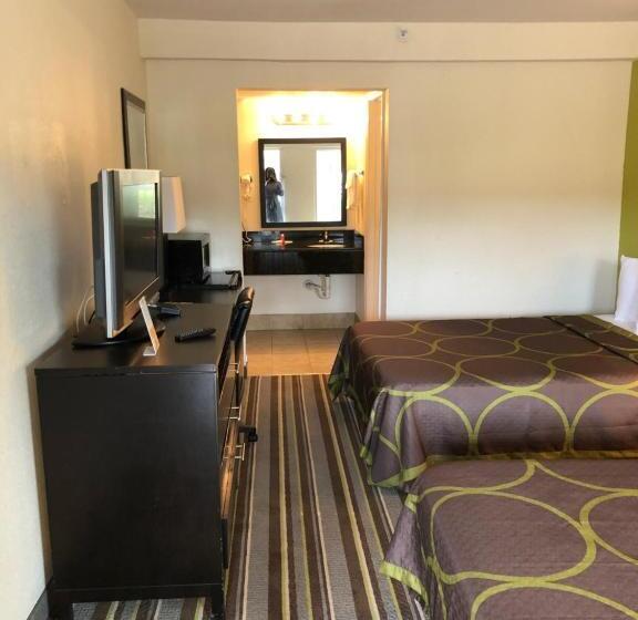 스탠다드 룸 더블 침대 2개, Super 8 By Wyndham Augusta