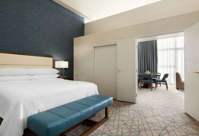 带大床的标准间, Embassy Suites By Hilton Greensboro Airport