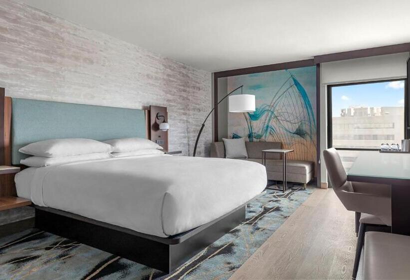 Chambre Club Lit King Size, Marriott San Antonio Airport