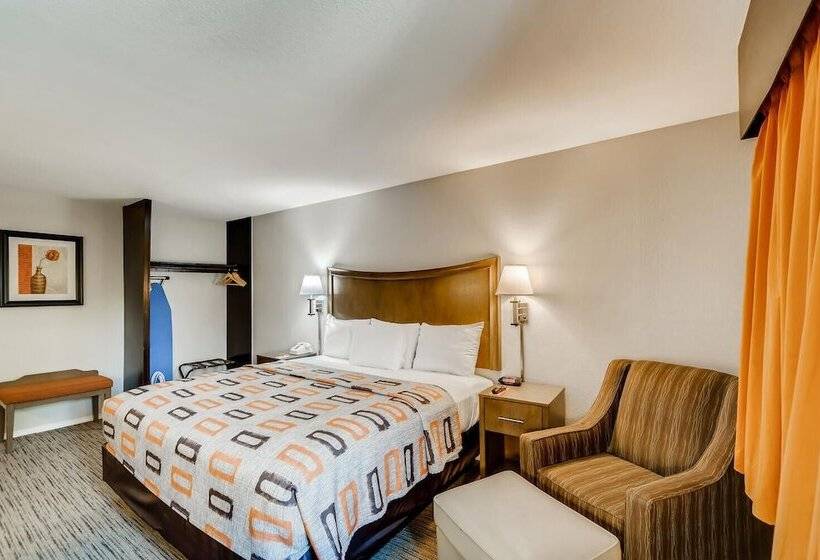 غرفة ديلوكس فردية, Orangewood Inn And Suites Midtown