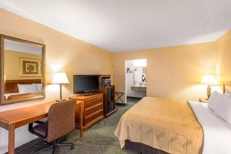 キングサイズベッドのスタンダードルーム, Quality Inn & Suites Mcdonough South I75