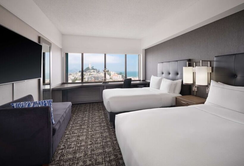 غرفة ديلوكس ذات إطلالة, Hilton San Francisco Financial District