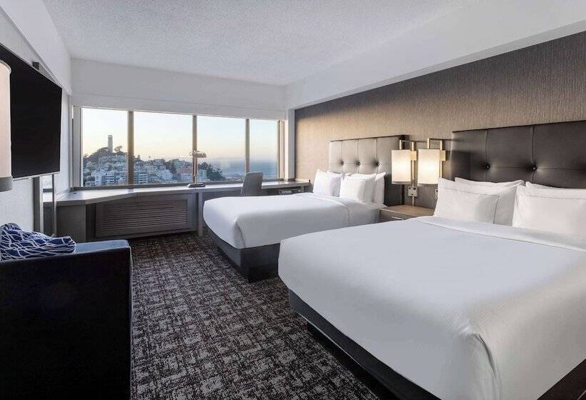 غرفة ديلوكس ذات إطلالة, Hilton San Francisco Financial District