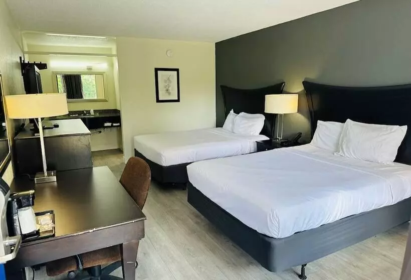 Standard-huone 2 Parivuodetta, Rodeway Inn