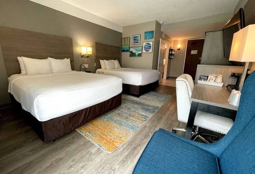 스탠다드 룸 더블 침대 2개, The Hub Middletown Red Bank  Best Western Signature Collection