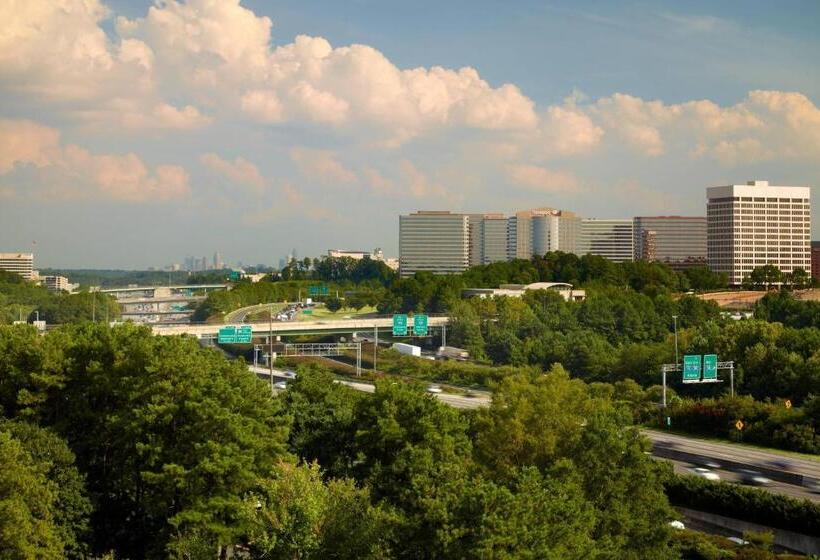 Номер Deluxe Кровать Кинг Вид на Город, Atlanta Marriott Northwest At Galleria