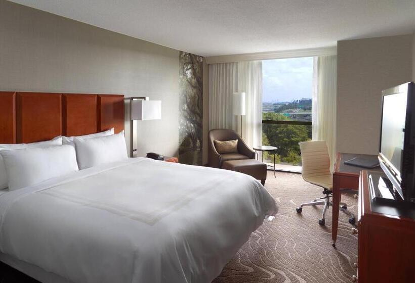 Номер Deluxe Кровать Кинг Вид на Город, Atlanta Marriott Northwest At Galleria