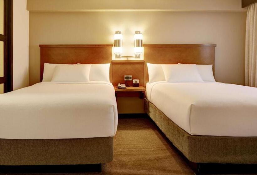 带2个双人床的标准工作室, Hyatt Place Milwaukee Airport