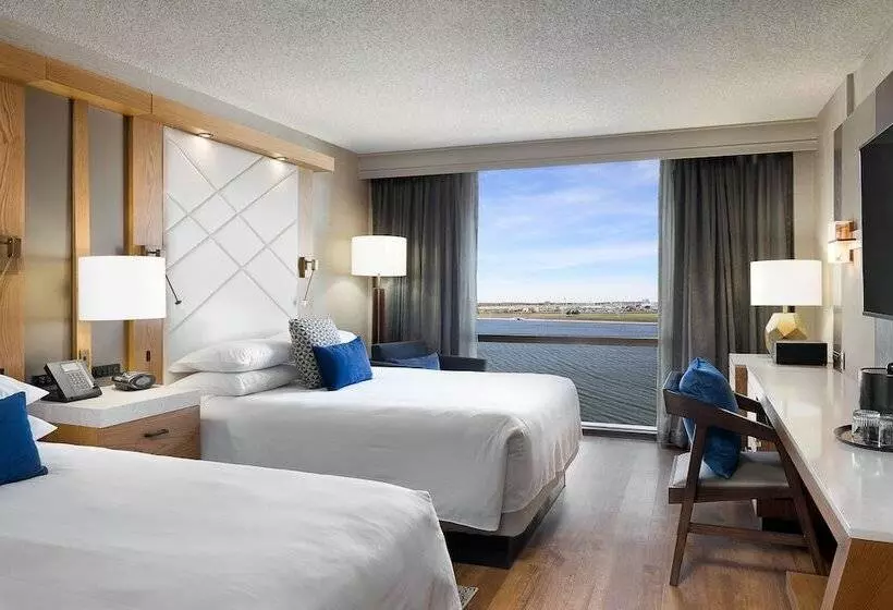 اتاق استاندارد با 2 تخت دوبل, Kansas City Airport Marriott