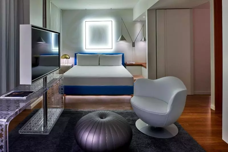 اتاق استاندارد با تخت بزرگ, Mondrian Los Angeles In West Hollywood