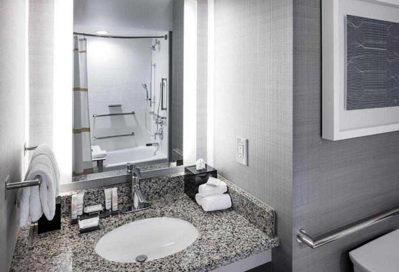 适合残疾人士使用的带超级大床的标准间, Richmond Marriott