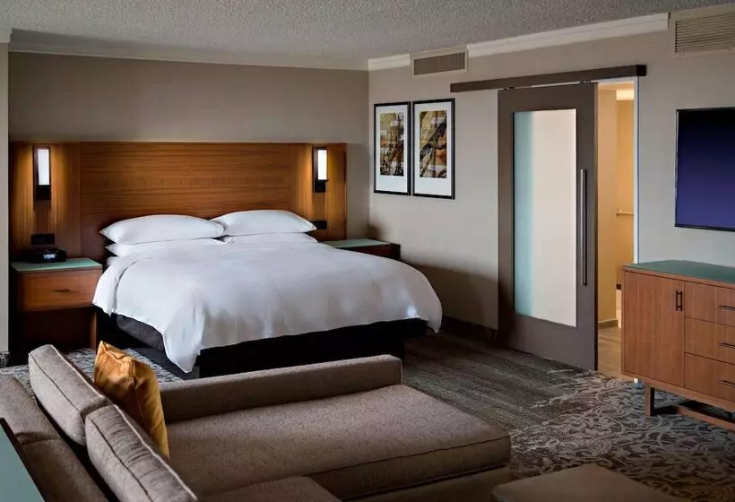景色の見えるダブルベッドスタンダードルーム, San Antonio Marriott Riverwalk