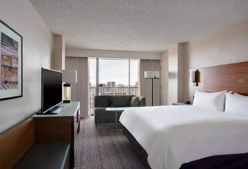 景色の見えるダブルベッドスタンダードルーム, San Antonio Marriott Riverwalk