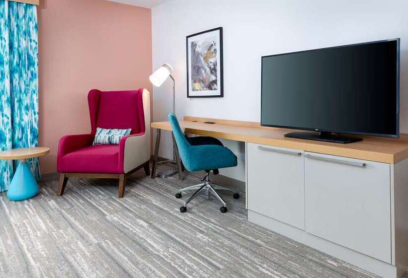 身障者適用キングサイズベッドルーム, Hilton Lexington/downtown