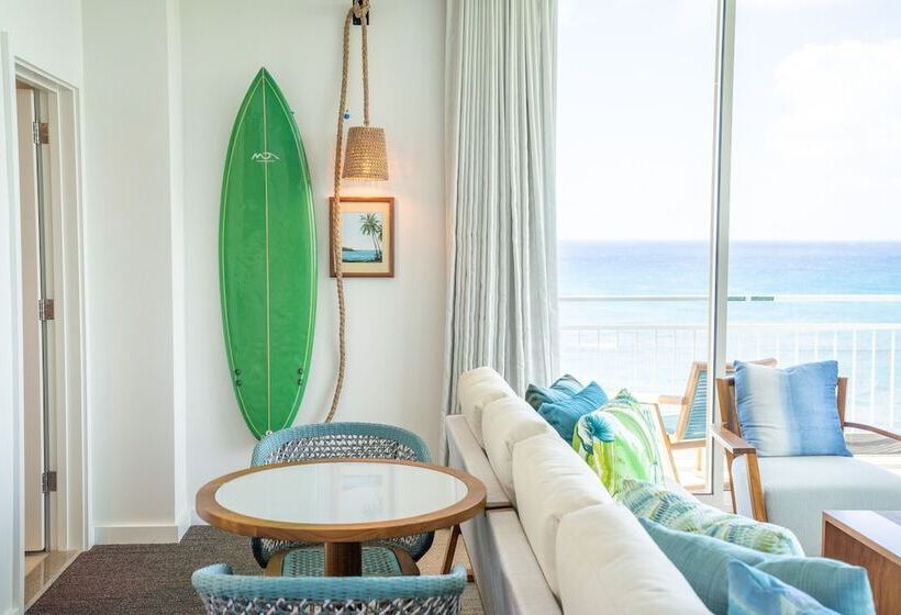 1침실 펜트하우스 아파트, Kaimana Beach