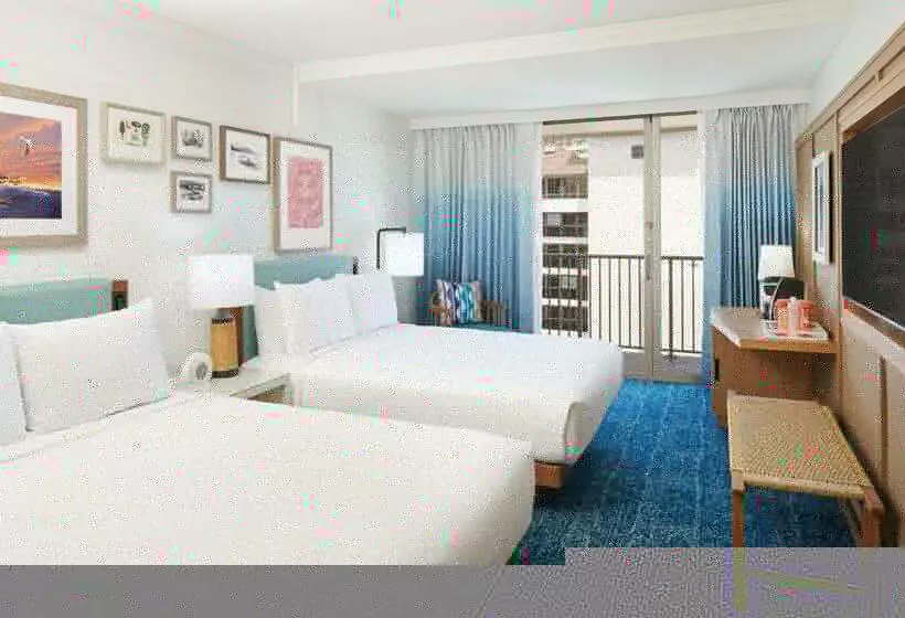 サイドオーシャンビュースタンダードルーム, Outrigger Reef Waikiki Beach Resort