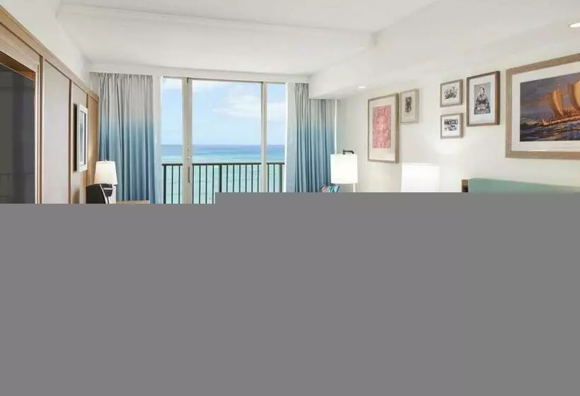 クイーンサイズベッドのスタンダードルーム, Outrigger Reef Waikiki Beach Resort
