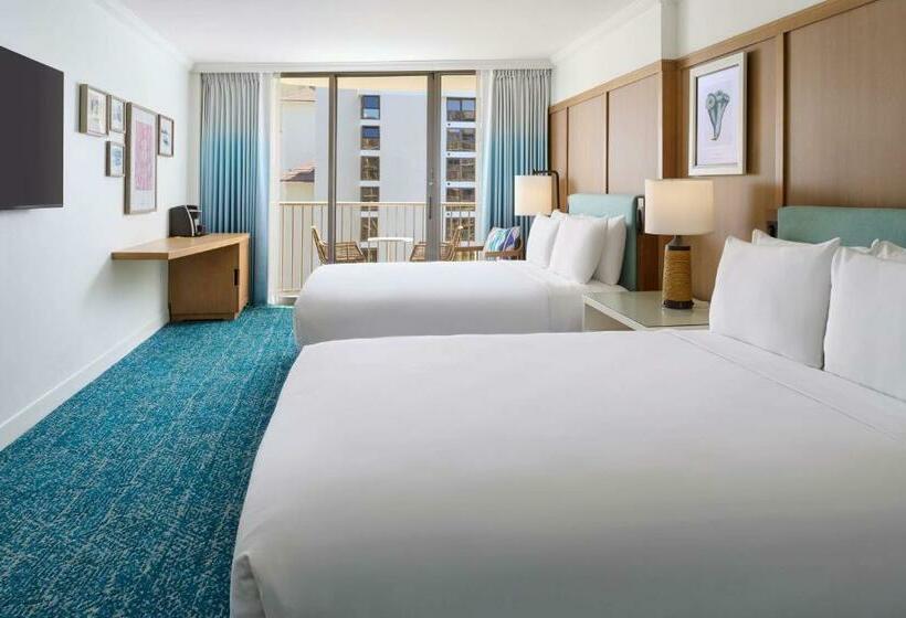 غرفة قياسية إطلالة جانبية علي البحر, Outrigger Reef Waikiki Beach Resort