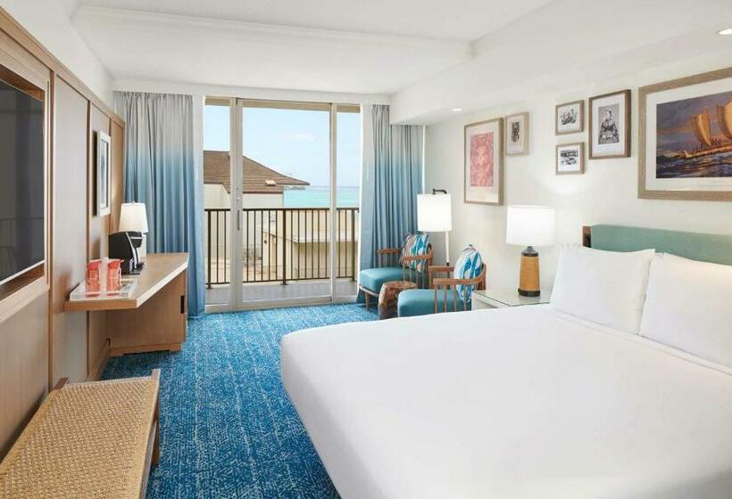 غرفة كلوب سرير كينج, Outrigger Reef Waikiki Beach Resort