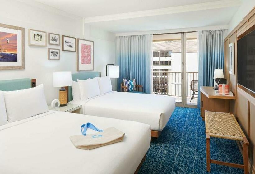 اتاق استاندارد با چشم‌انداز دریا, Outrigger Reef Waikiki Beach Resort