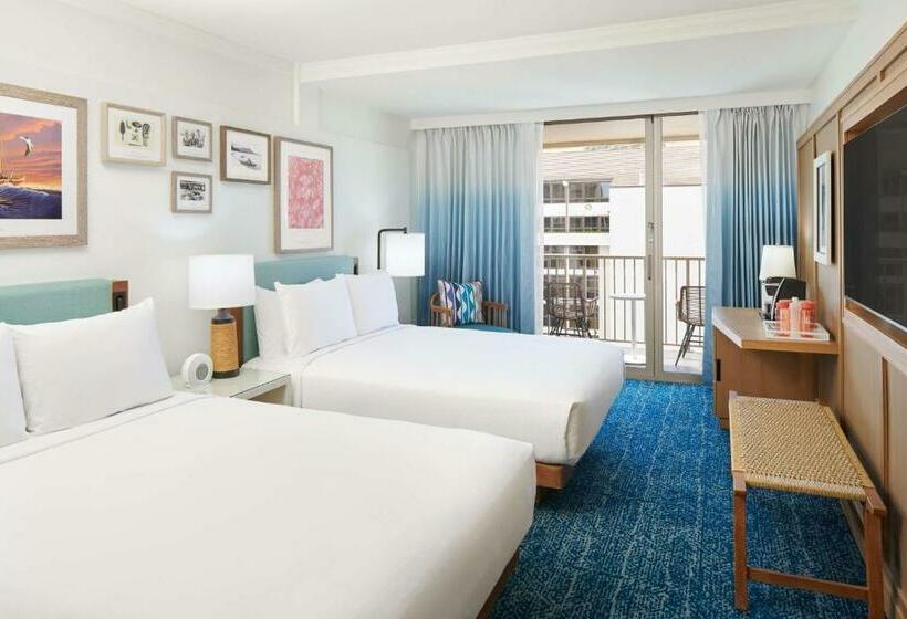 غرفة قياسية مطلّة علي البحر, Outrigger Reef Waikiki Beach Resort