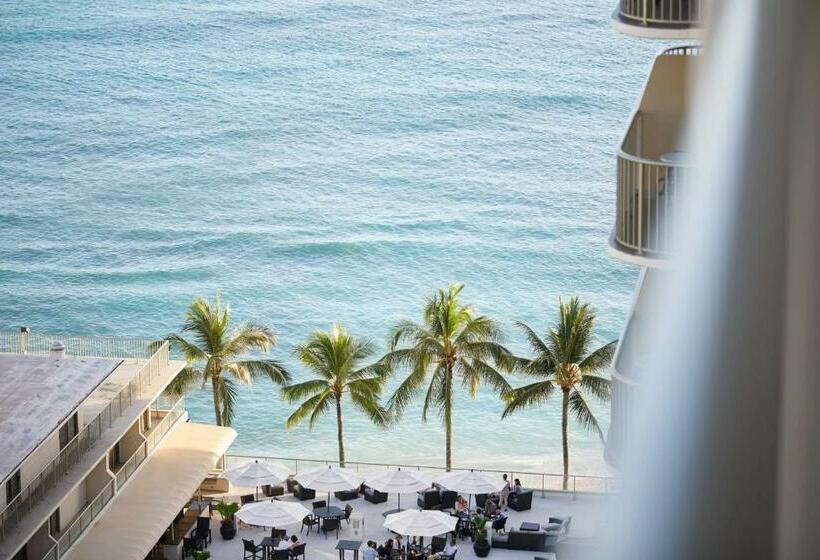 اتاق اساندارد با چشم‌انداز جانبی به دریا, Outrigger Reef Waikiki Beach Resort