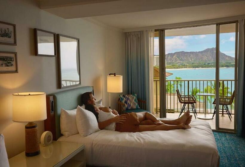 غرفة قياسية سرير كينج, Outrigger Reef Waikiki Beach Resort