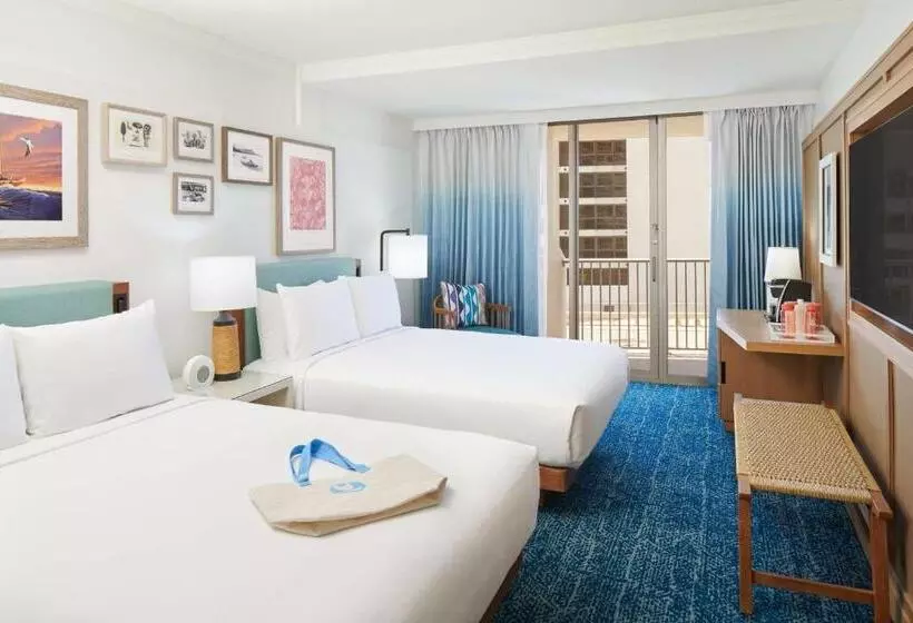 オーシャンビュースタンダードルーム, Outrigger Reef Waikiki Beach Resort