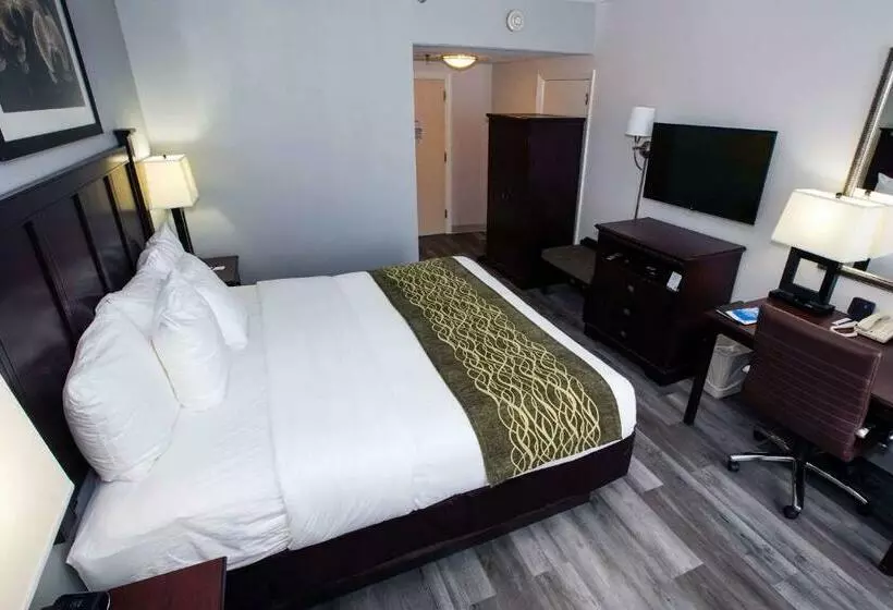 キングサイズベッドのスタンダードルーム, Best Western Paramus Hotel & Suites