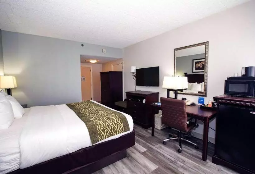 キングサイズベッドのスタンダードルーム, Best Western Paramus Hotel & Suites