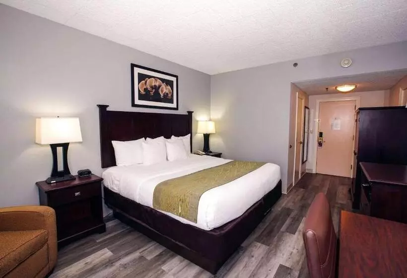 キングサイズベッドのスタンダードルーム, Best Western Paramus Hotel & Suites