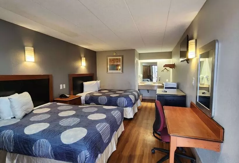 ２ダブルベッドのスタンダードルーム, Americas Best Value Inn And Suites Little Rock