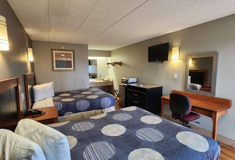 스탠다드 룸 더블 침대 2개, Americas Best Value Inn And Suites Little Rock
