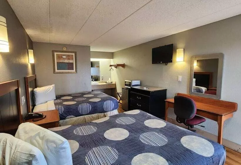 ２ダブルベッドのスタンダードルーム, Americas Best Value Inn And Suites Little Rock