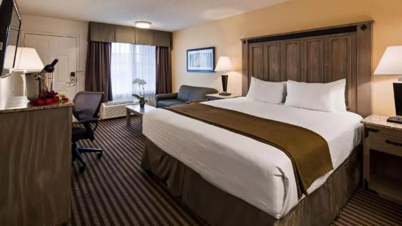 キングサイズベッドのスタンダードルーム, Best Western Americana Inn