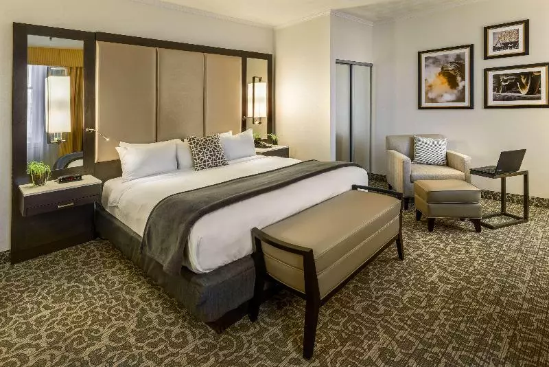 キングサイズベッドのスタンダードルーム, Radisson Lackawanna Station Hotel Scranton