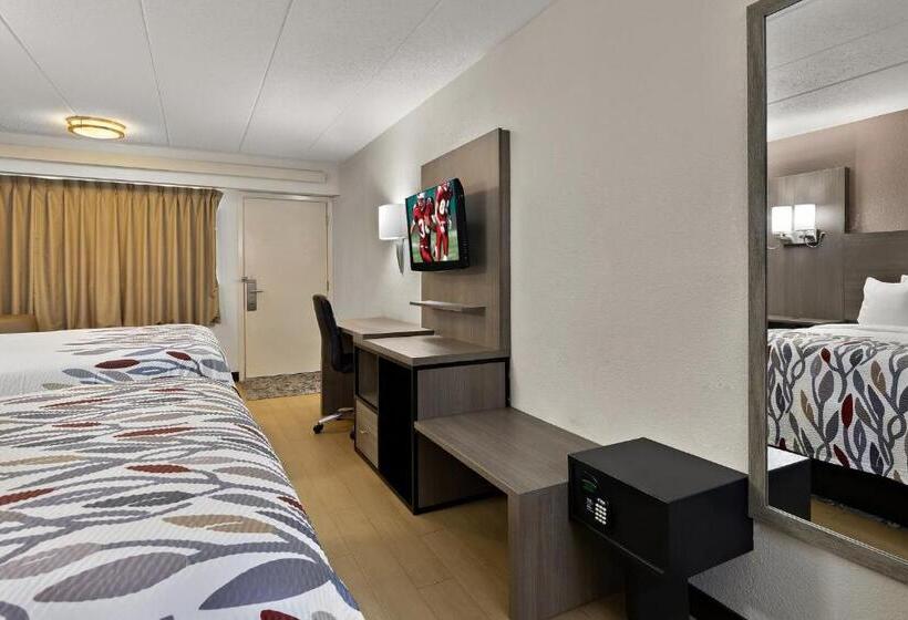 Номер Стандарт 2 Двуспальные Кровати, Red Roof Inn Cleveland  Westlake