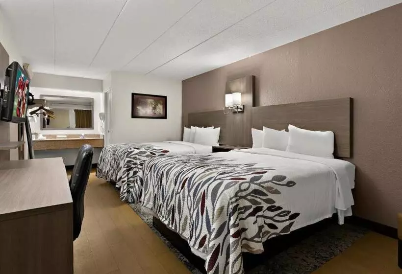２ダブルベッドのスタンダードルーム, Red Roof Inn Cleveland  Westlake