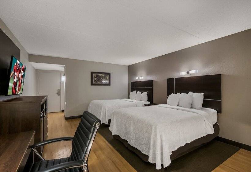 חדר דלוקס מותאם לאנשים עם מוגבלויות, Red Roof Inn Plus+ & Suites Knoxville West Cedar Bluff