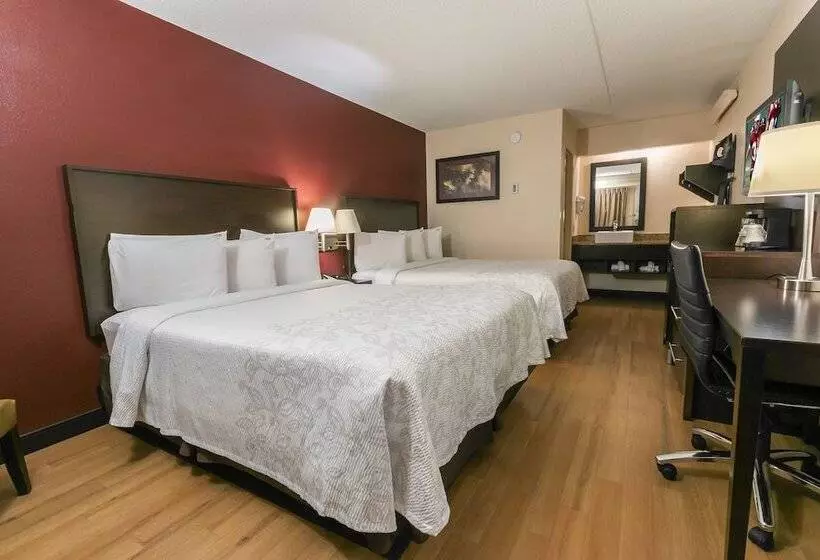 ２ダブルベッドのスタンダードルーム, Red Roof Inn Plus+ Pittsburgh South   Airport