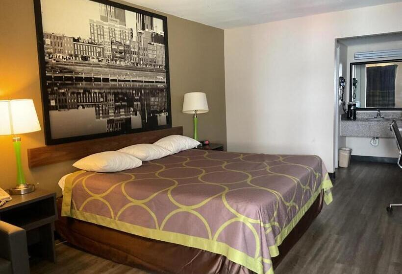 キングサイズベッドのスタンダードルーム, Super 8 By Wyndham Chattanooga/east Ridge